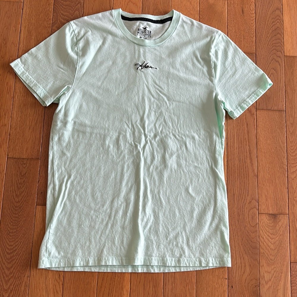 Hollister green shirt